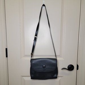 Gucci Black Pebble Leather Shoulder Bag